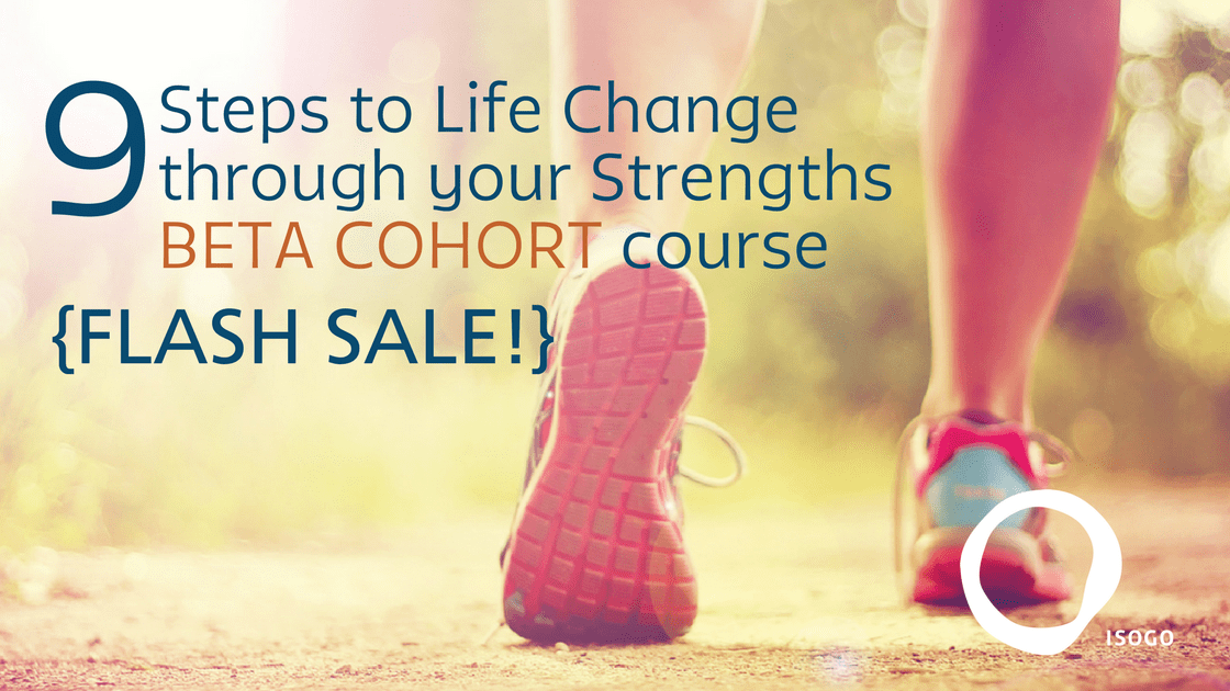FLASH SALE :: 9 Steps to Life Change StrengthsFinder Course BETA COHORT